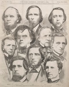 Die Delegation von Georgia im Kongress, 1861 von Winslow Homer