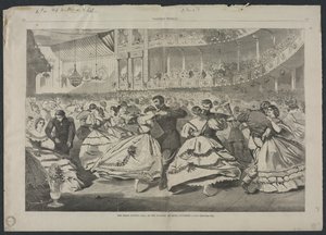 Der große russische Ball an der Musikakademie, 5. November 1863, 1863 von Winslow Homer