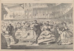 Der große russische Ball in der Musikakademie, 5. November 1863 von Winslow Homer
