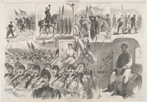 Die Kriegslieder, veröffentlicht 1861 von Winslow Homer