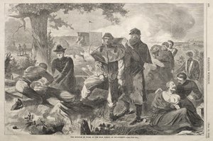 Der Chirurg bei der Arbeit hinter der Front während eines Gefechts von Winslow Homer