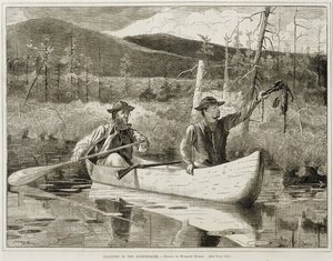 "Fallenstellen in den Adirondacks"