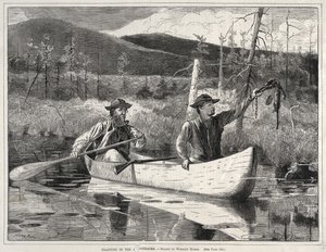 Fallenstellen in den Adirondacks, 1870
