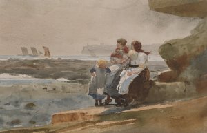 Unter der Klippe, Cullercoats, ca. 1881