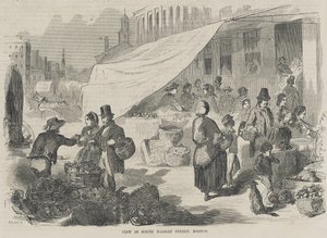 Ansicht der South Market Street, Boston von Winslow Homer