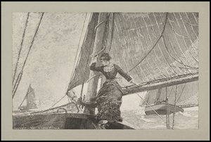 Segelmädchen, 1880 von Winslow Homer