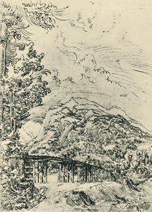 Landschaft, 1515, 1943 von Wolf Huber