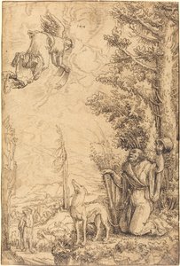 Die Verkündigung an Joachim von Wolf Huber