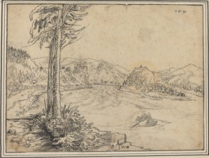 Die Stromschnellen der Donau bei Grein