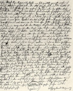Eigenhändiger Brief Mozarts
