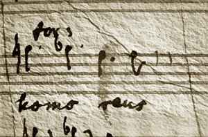 "Arbeitspartitur" von Wolfgang Amadeus Mozarts Requiem