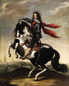 Reiterporträt von Valdemar Christian von Schleswig-Holstein 1622-1656 von Wolfgang Heimbach
