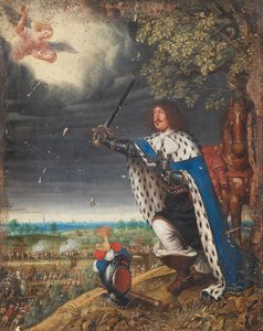 Friedrich III. von Dänemark in der Schlacht von Nyborg am 14. November