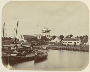 Der Ausblick am Hafenkanal in Batavia