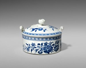 Butterfass, ca. 1770-1783 von Worcester Porcelain Manufactory