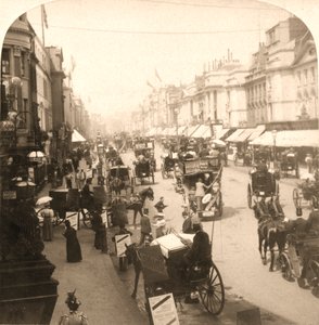 Regent Street, London, 1896 von Works and Sun Sculpture Studios