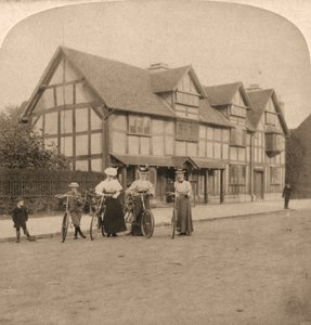 Geburtsort von Shakespeare, Stratford-upon-Avon, England, 1896