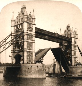 Die neue Tower Bridge, London, 1896