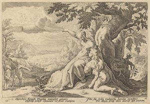 Clymene drängt Phaeton, Helios zu finden