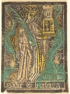 Heilige Barbara von Workshop of Master of the Aachen Madonna
