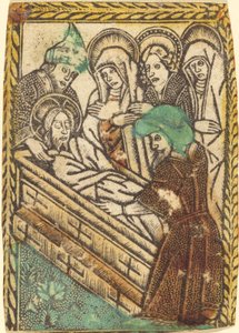 Die Grablegung von Workshop of Master of the Borders with