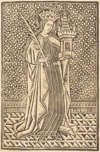 Sankt Barbara von Workshop of Master of the Cologne Arms