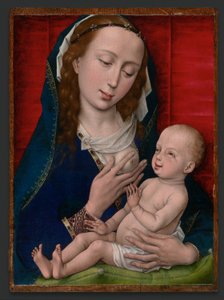 Jungfrau und Kind von Workshop of Rogier van der Weyden