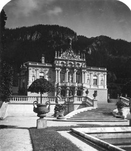 Schloss Linderhof, Bayern, Deutschland, um 1900