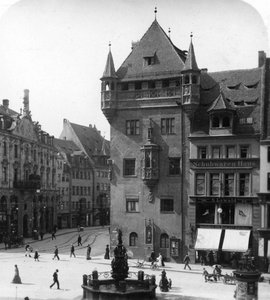 Nassauer Haus, Nürnberg, Bayern, Deutschland, um 1900