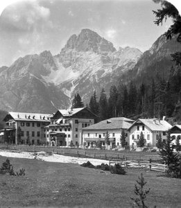 Schluderbach und Croda Pass Croda Rosa, Tirol, Österreich, ca. 1900er