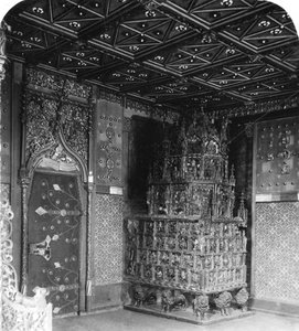 Der Ofen im Prinzenzimmer, Festung Hohensalzburg, Salzburg, Österreich, ca. 1900er