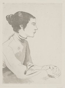 Porträt einer Frau von Xavier Nogues