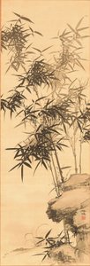 Bambus, vor 1856 von Yamamoto Baiitsu
