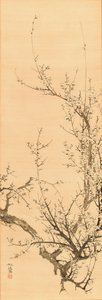 Pflaume, vor 1856 von Yamamoto Baiitsu