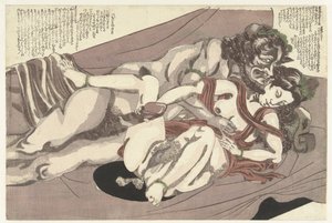 Satyr und Nymphe beim Liebesspiel