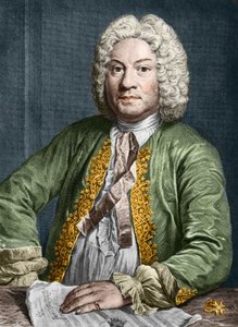 Porträt von François Couperin (1668-1733) von Yannick Coupannec