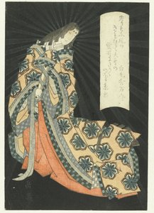 Eine stehende Hofdame von Yashima Gakutei