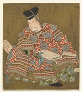 Minamoto no Yoshiie, aus der Serie Sechs unsterbliche Samurai-Dichter (Buke Rokkasen)