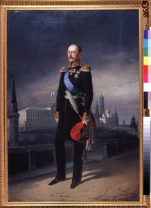 Porträt von Kaiser Nikolaus I. von Yegor (d.1891) Bottman