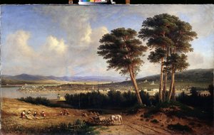 Ansicht von Irkutsk (Sibirien, Russland) von Yegor Yegorovich Meier