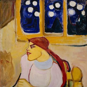 Frau mit Kopftuch, eine skandinavische Prinzessin, 1910