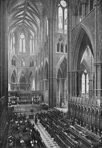 Der Chor und die Apsis, Westminster Abbey, 1902