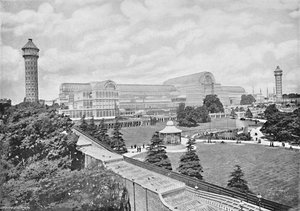Der Kristallpalast, um 1896