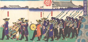 Parade der kaiserlichen Truppen