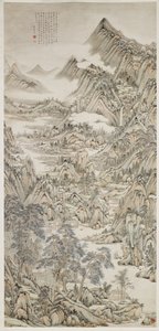 Landschaft nach Huang Gongwang