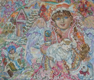 Engel mit Lamm Gottes von Yumi Sugai