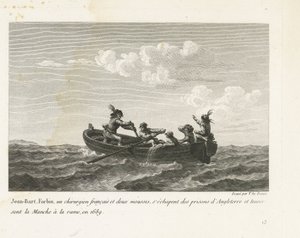 Jan Bart entkommt aus einem englischen Gefängnis und überquert den Kanal mit einem Ruderboot, 1689