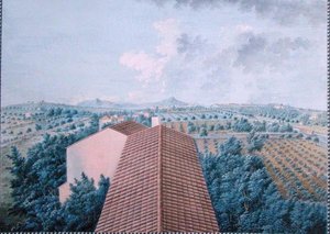 Blick auf M. Reverdits Garten vom Belvedere bei Toulon von Zacharie Felix Doument