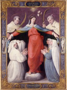 Madonna della Misericordia Madonna der Barmherzigkeit, 1564 von Zanguidi