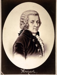 Porträt von Wolfgang Amadeus Mozart (Radierung)